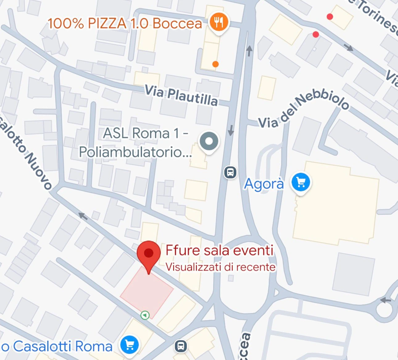 Ffure Sala Eventi Roma Casalotti – Via Bussoleno 15, location per feste private e conferenze
